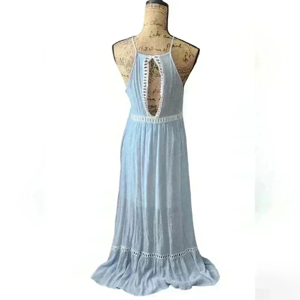 Doe & Rae Gauze Spaghetti Strap Dress - Picture 2 of 4